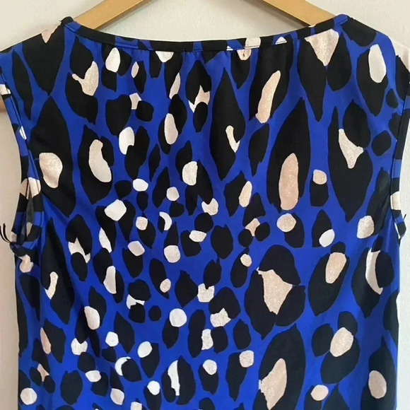 Trina Turk Blue Leopard Print Dress - Picture 10 of 13